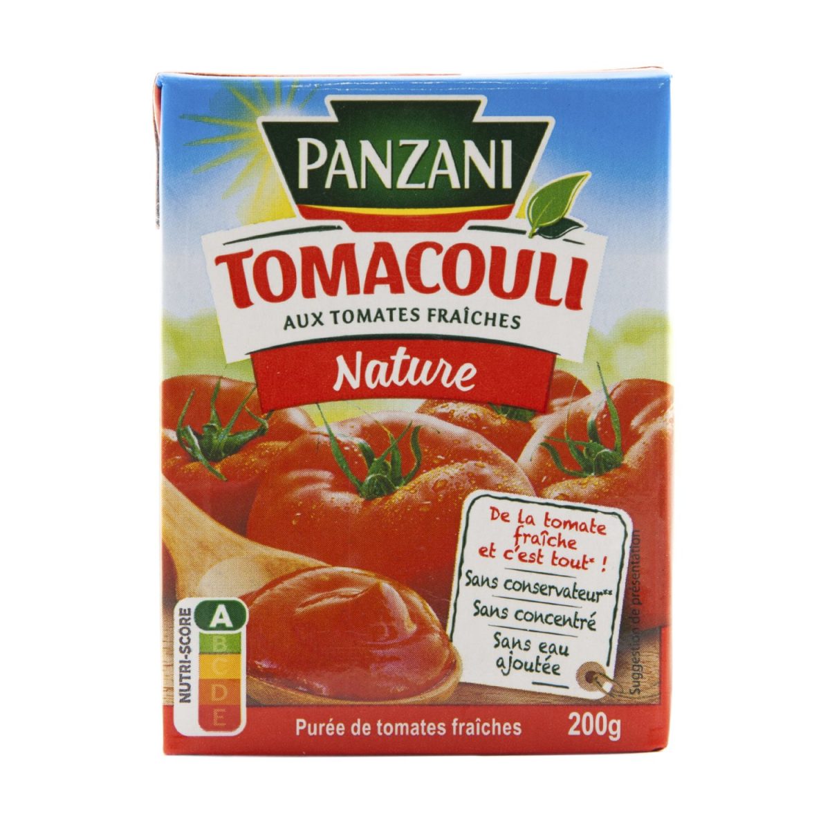 PANZANI TOMACOULI NATURE 200g – Image 1