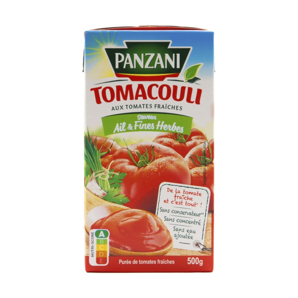 PANZANI TOMACOULI AIL&FINES HERBES 500G – Image 1