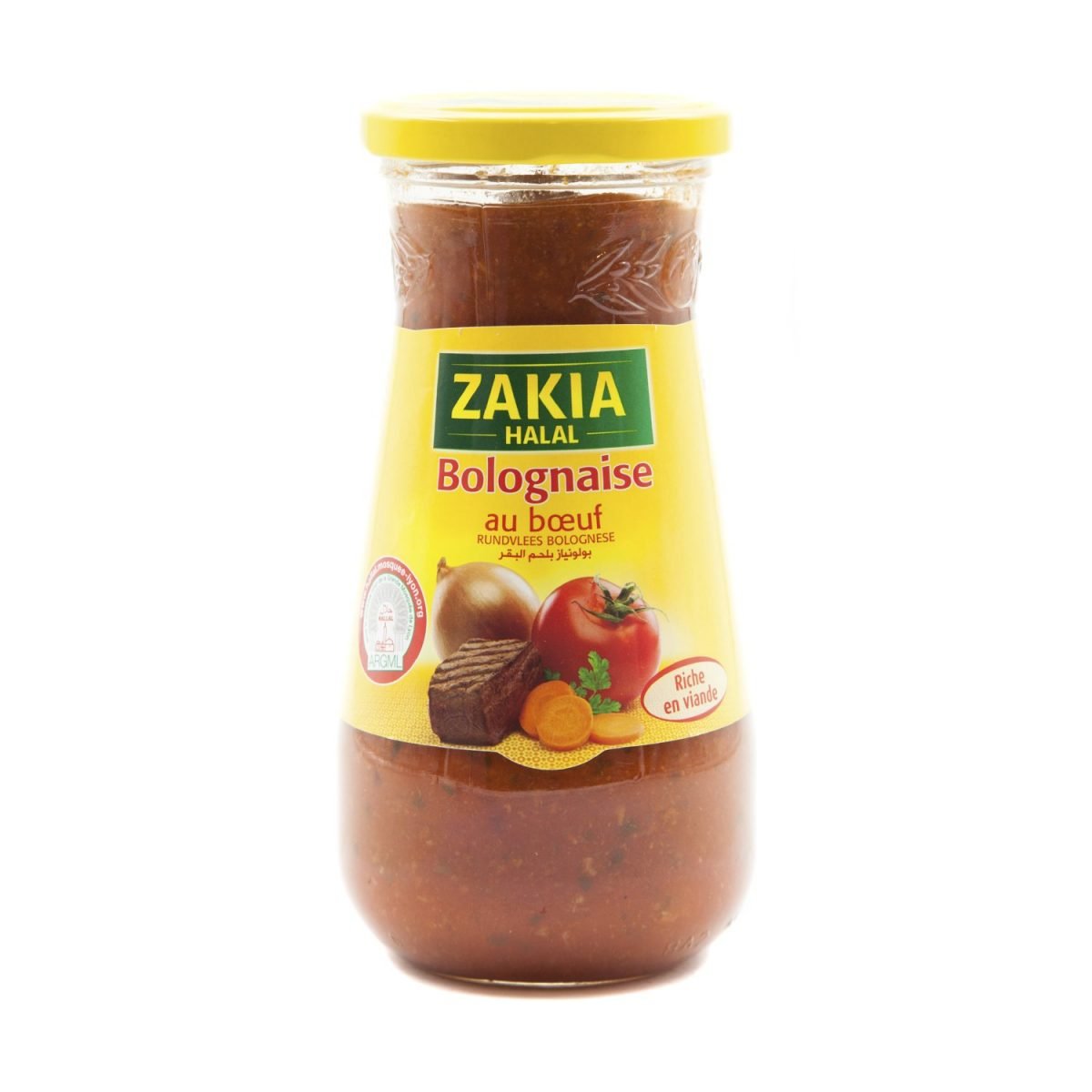 ZAKIA HALAL SAUCE BOLOGNAISE BOEUF 400G – Image 1