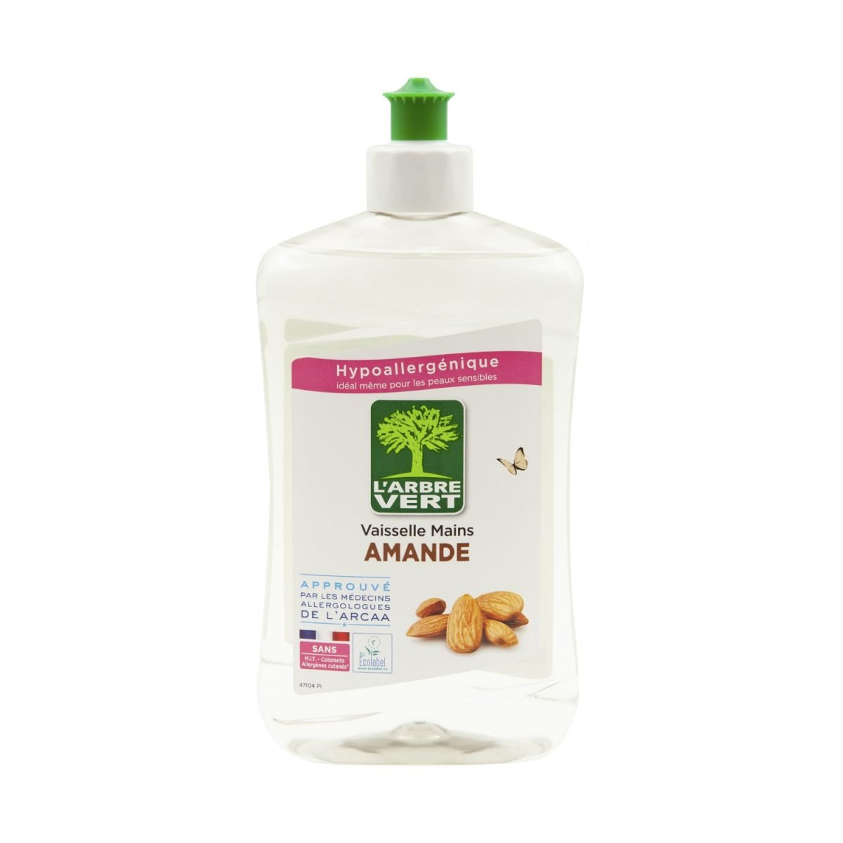 L'ARBRE VERT VAISSELLE MAIN Amande 500ml – Image 1