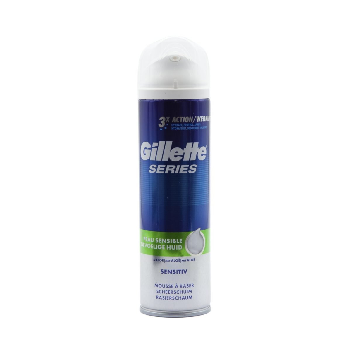 GILLETTE MOUSSE A RASER PEAU SENSIBLE 250ML – Image 1