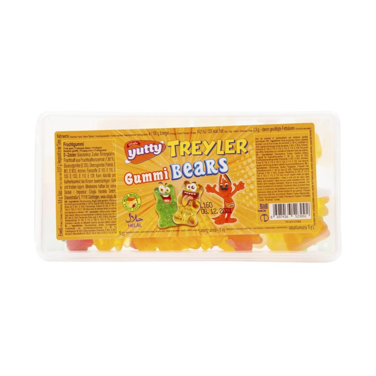 YUTTY GUMMI BEARSS 200G – Image 1