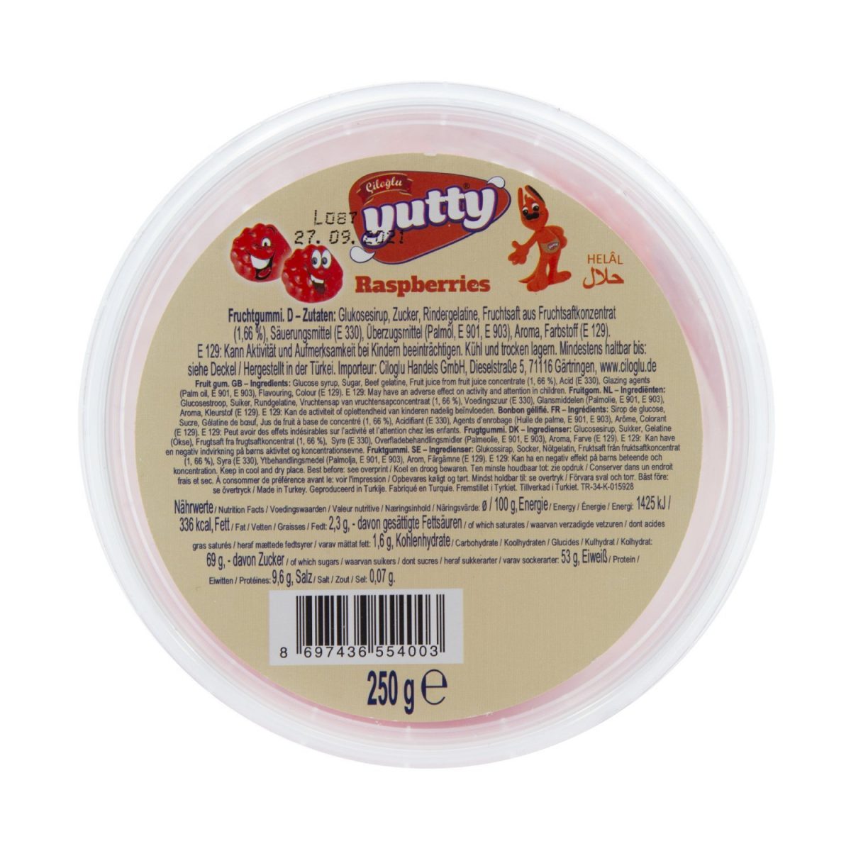 CILOGLU YUTTY blackberry 250GR – Image 2